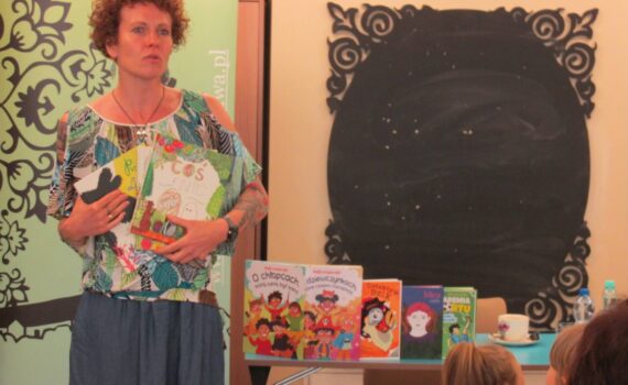 Spotkanie autorskie z Anną Paszkiewicz w Oddziale Dziecięcym