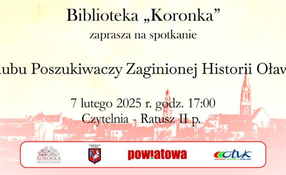 plakat spotkania klubu poszukiwaczy