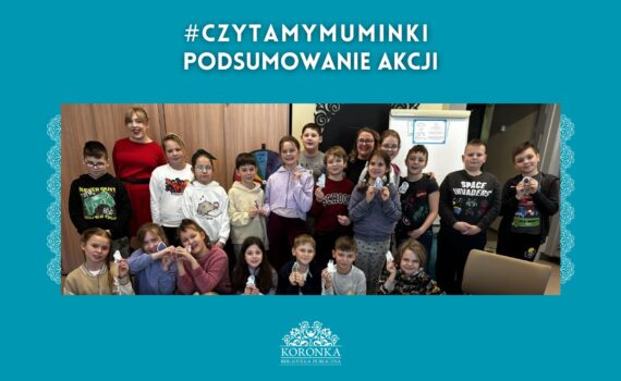 Czytamy muminki - plakat podsumowanie akcji