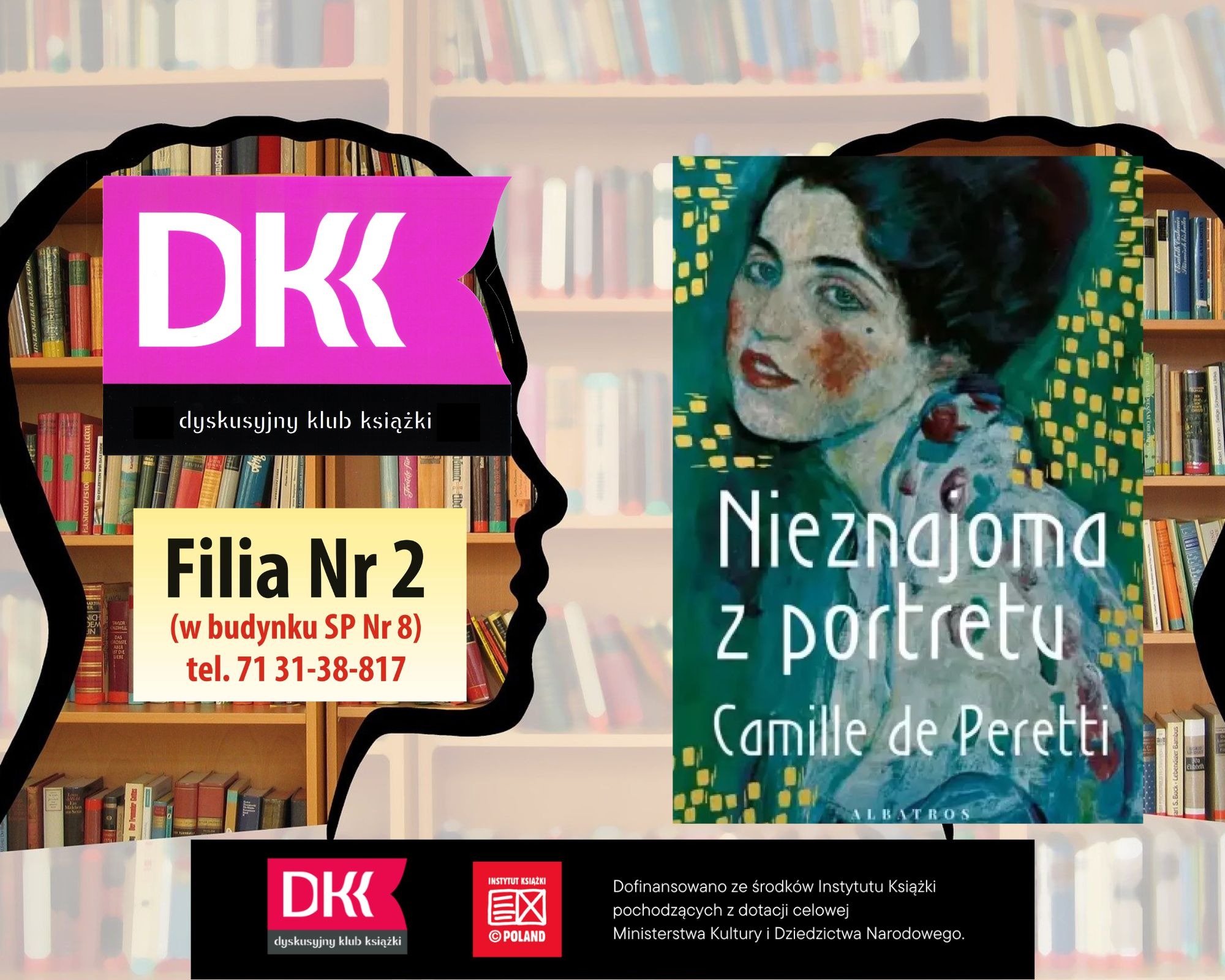 plakat DKK przy Filii Nr 2